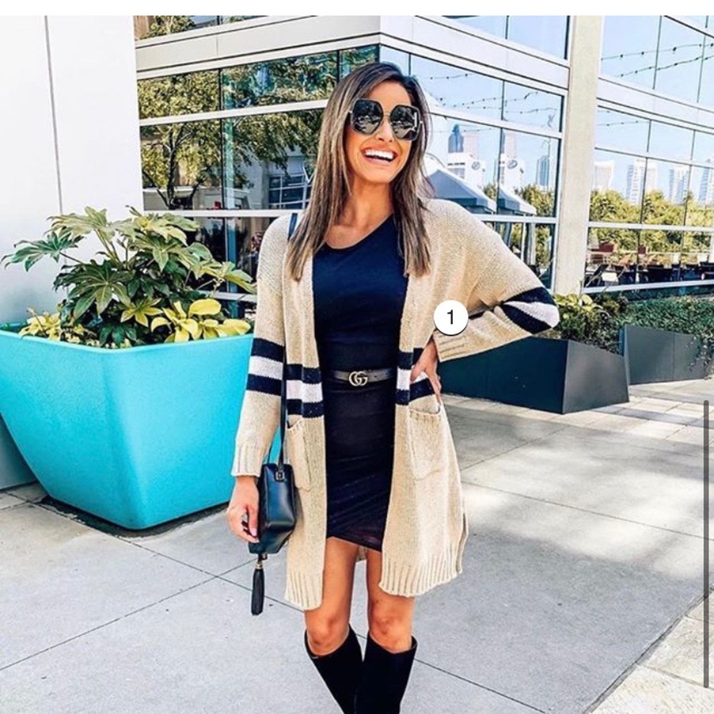 NEW Stripe Cardigan -  Goodnight Macaroon